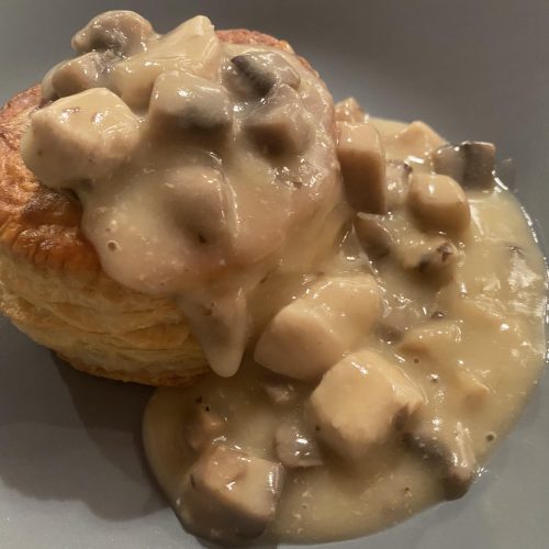 Recette Volauvent au poulet et aux champignons Inspirations Cuisine