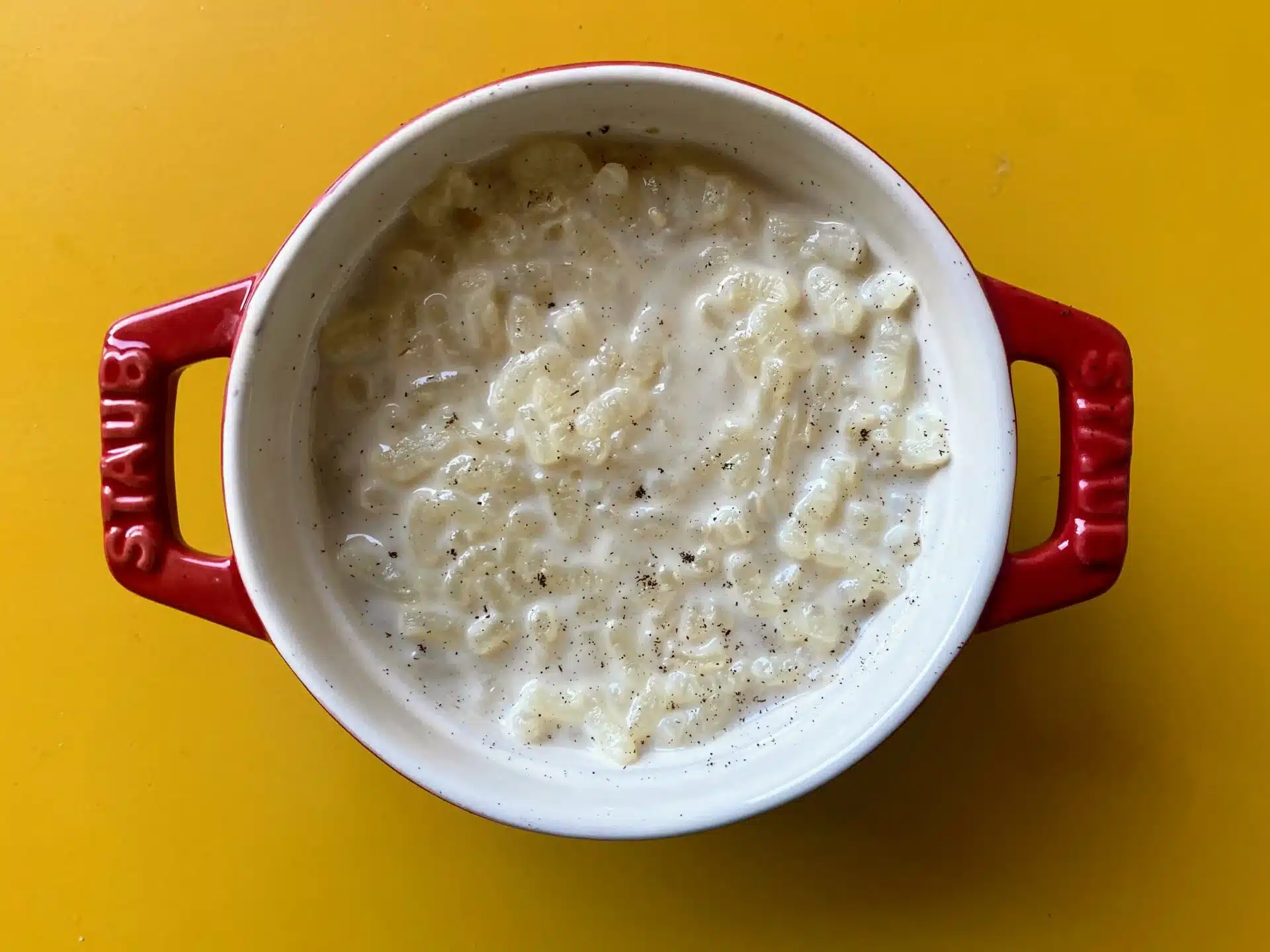 Riz au lait chantilly