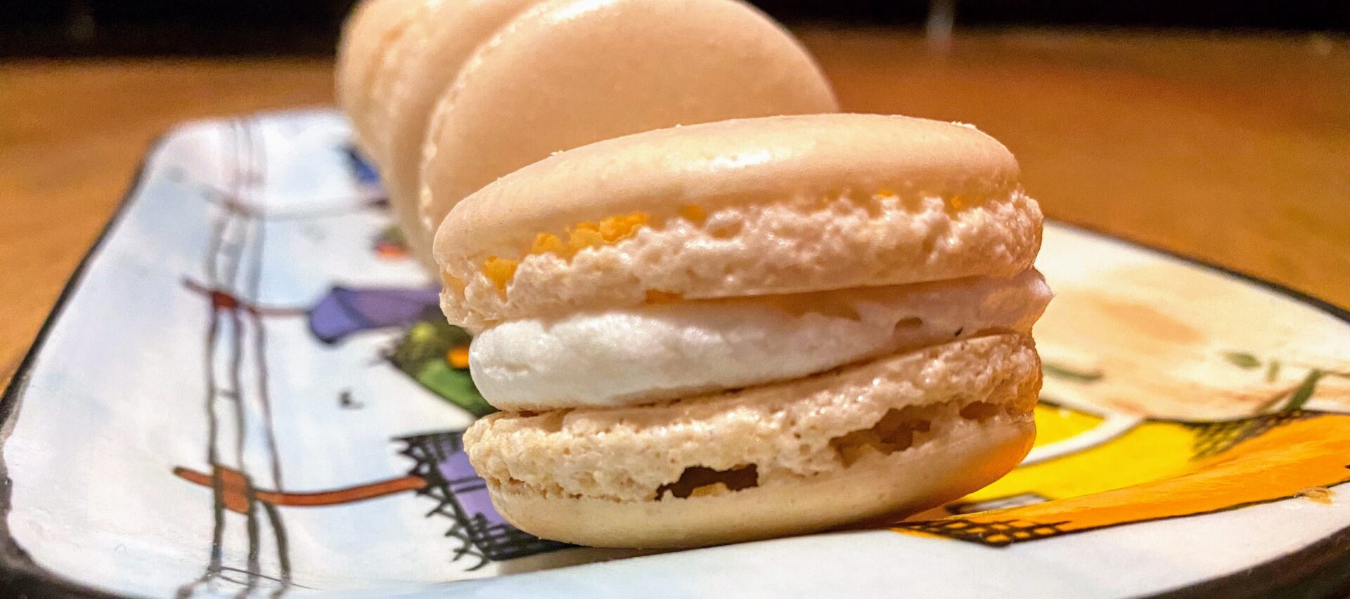 Macarons au chocolat blanc