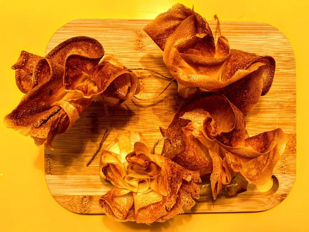 Aumônière de chèvre et miel