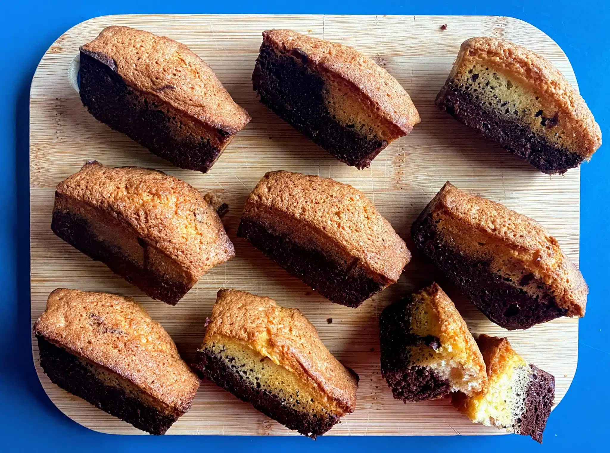 Les Mini-marbrés au chocolat – façon savanes