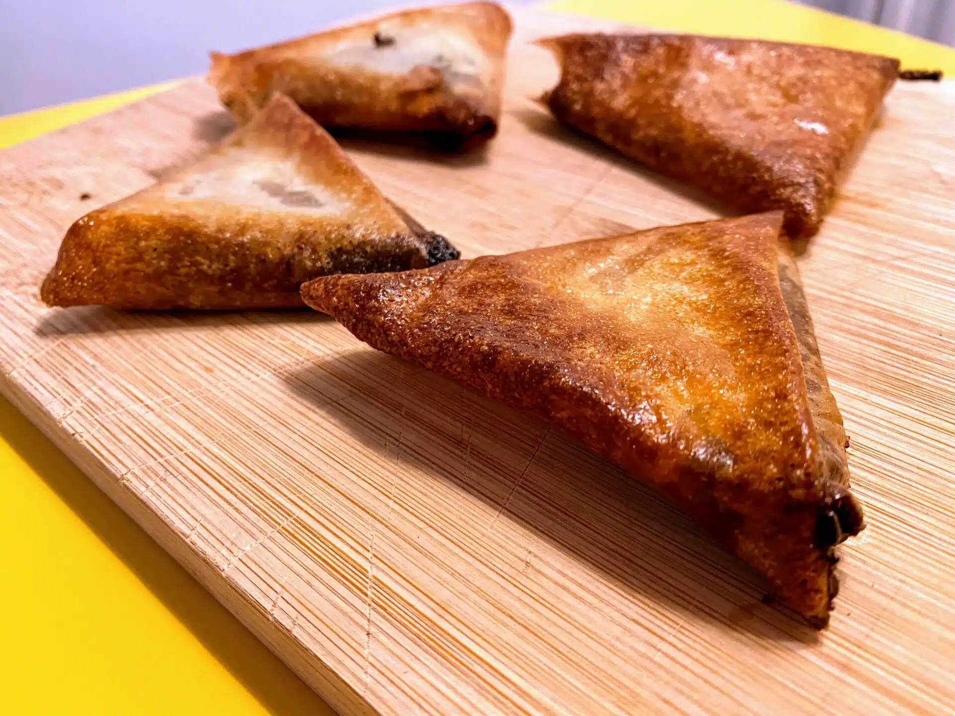 Samoussas au chocolat