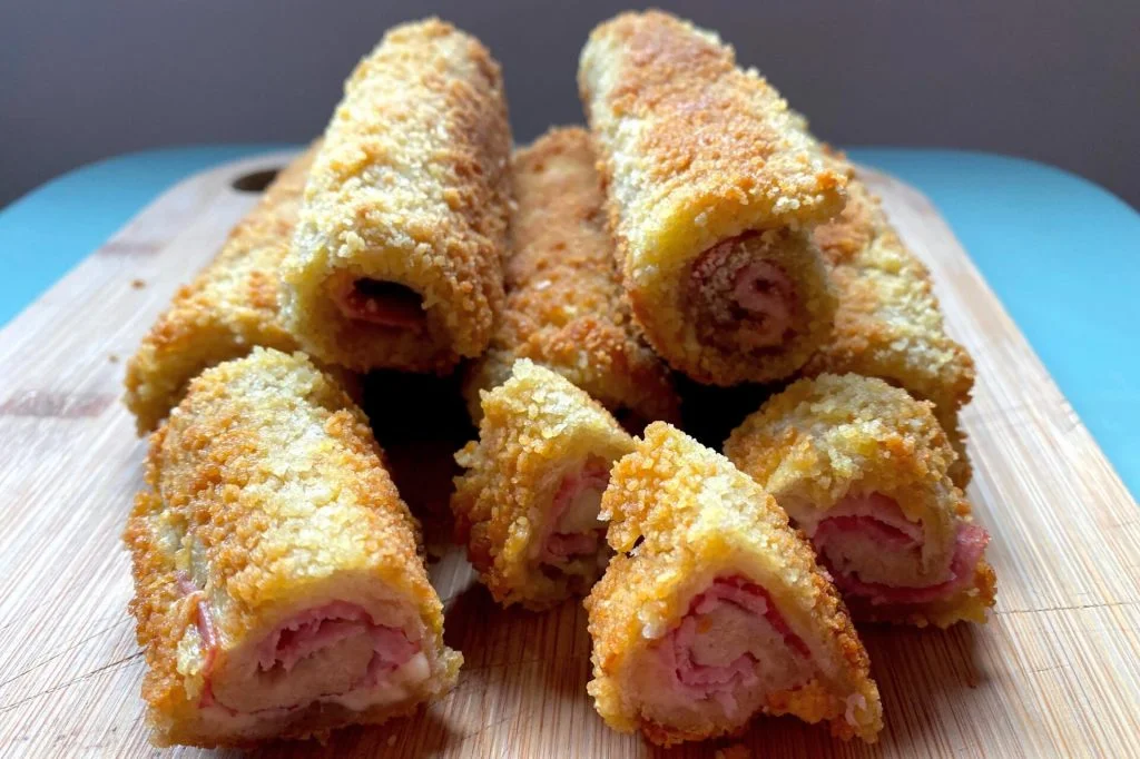 croque-monsieur roulé pané