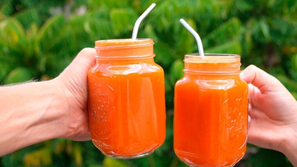 Smoothie détox pomme carotte facile