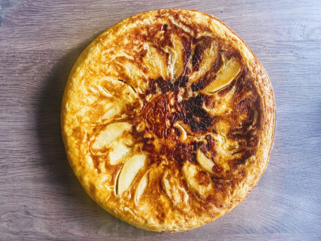 Recette Omelette sucrée aux pommes - Inspirations Cuisine