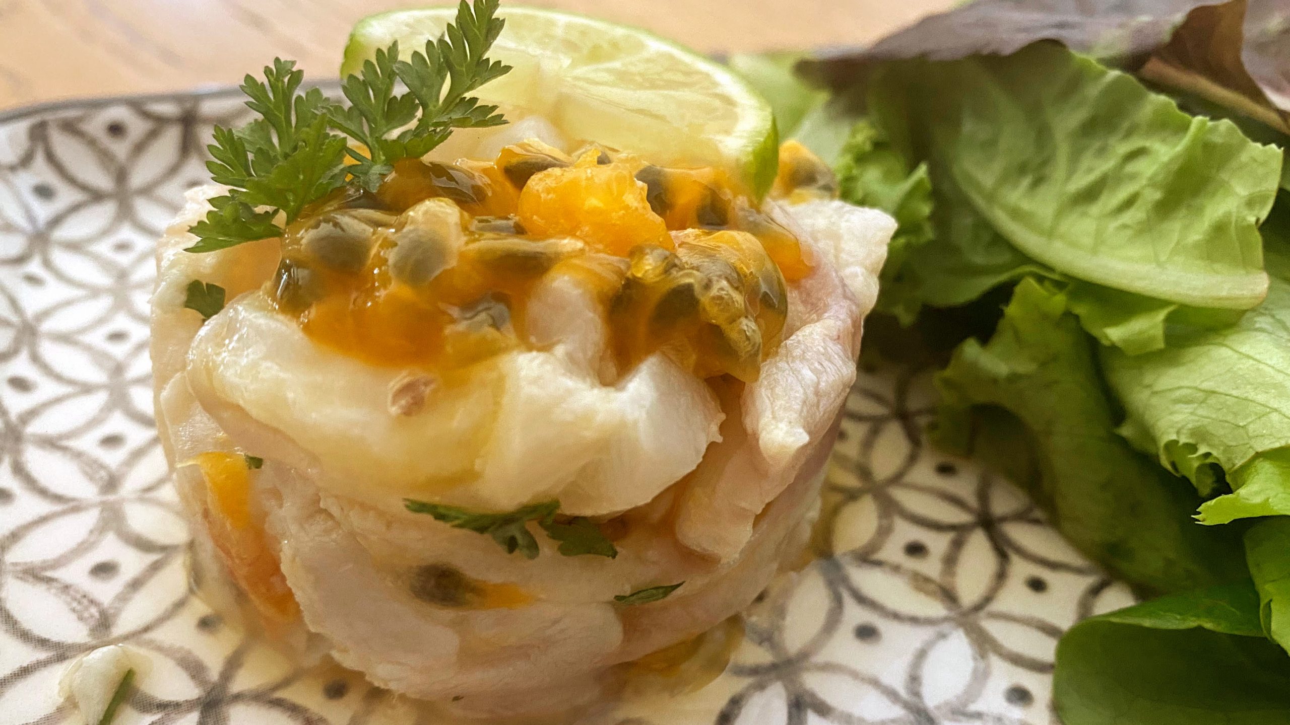 Ceviche de poisson blanc