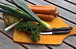 Légumes pour bouillon maison