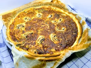 Quiche aux champignons scaled 1