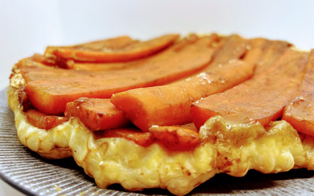 Tarte Tatin Carottes et chèvre frais