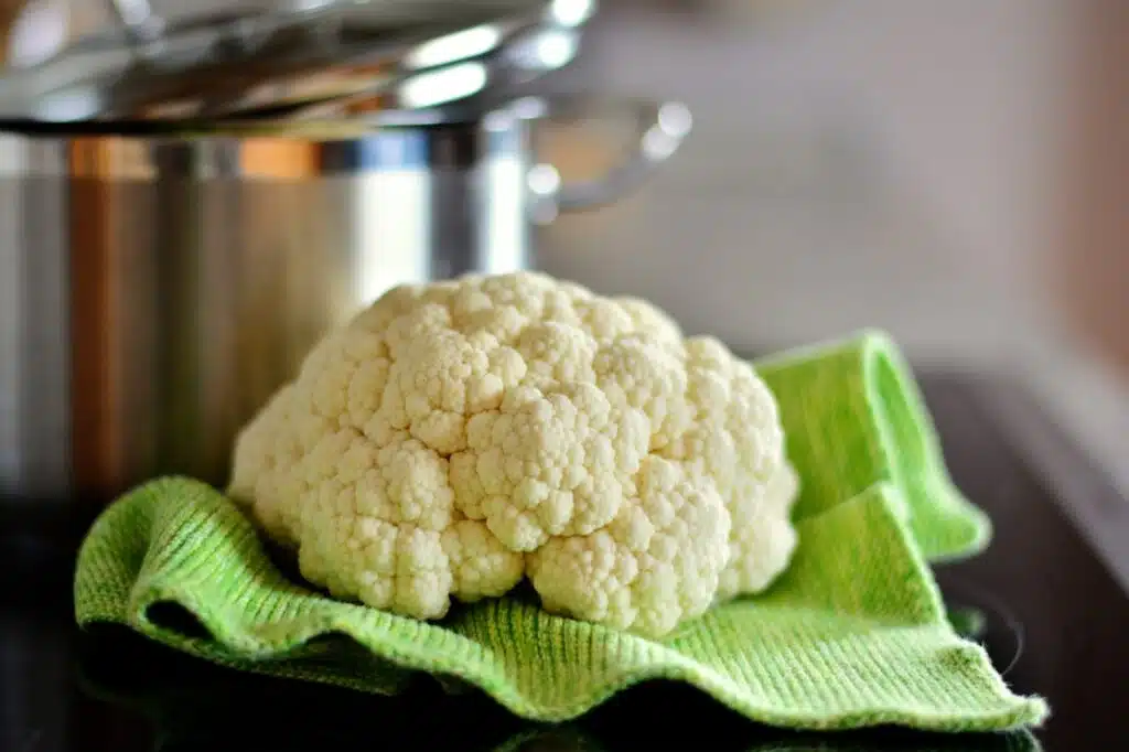 Chou-Fleur avant réalisation du curry
