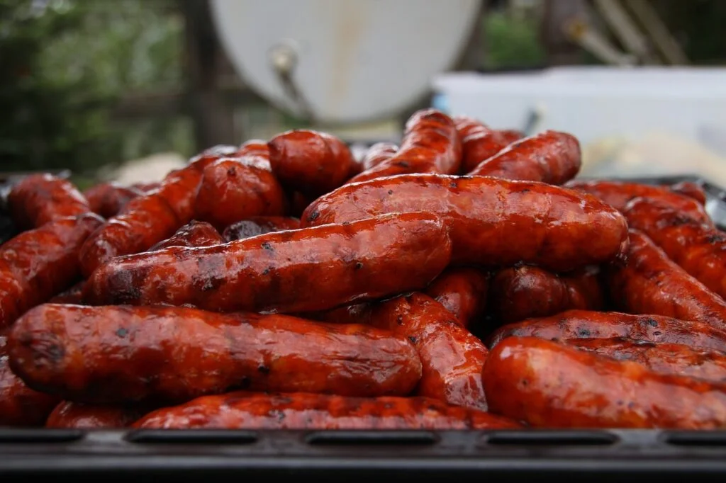 Illustration pour le cake salé au chorizo et poivrons