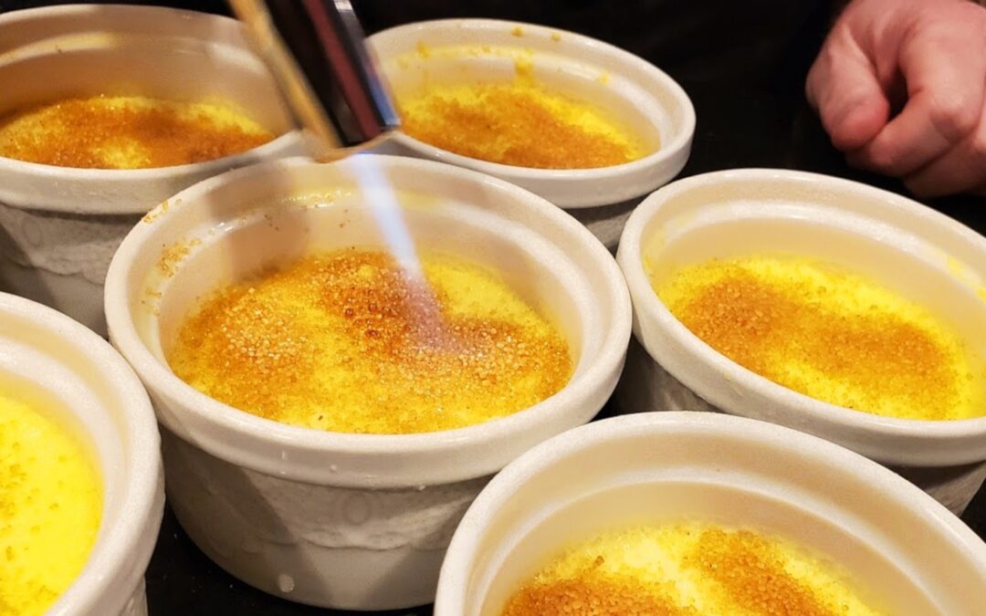 Crème brûlée à la vanille du Chef Philippe Etchebest