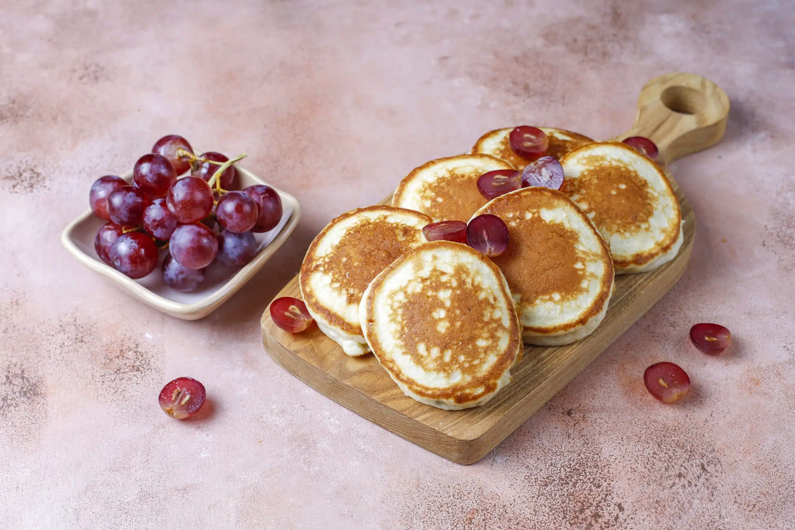Fluffy Pancakes Avec Raisins Scaled