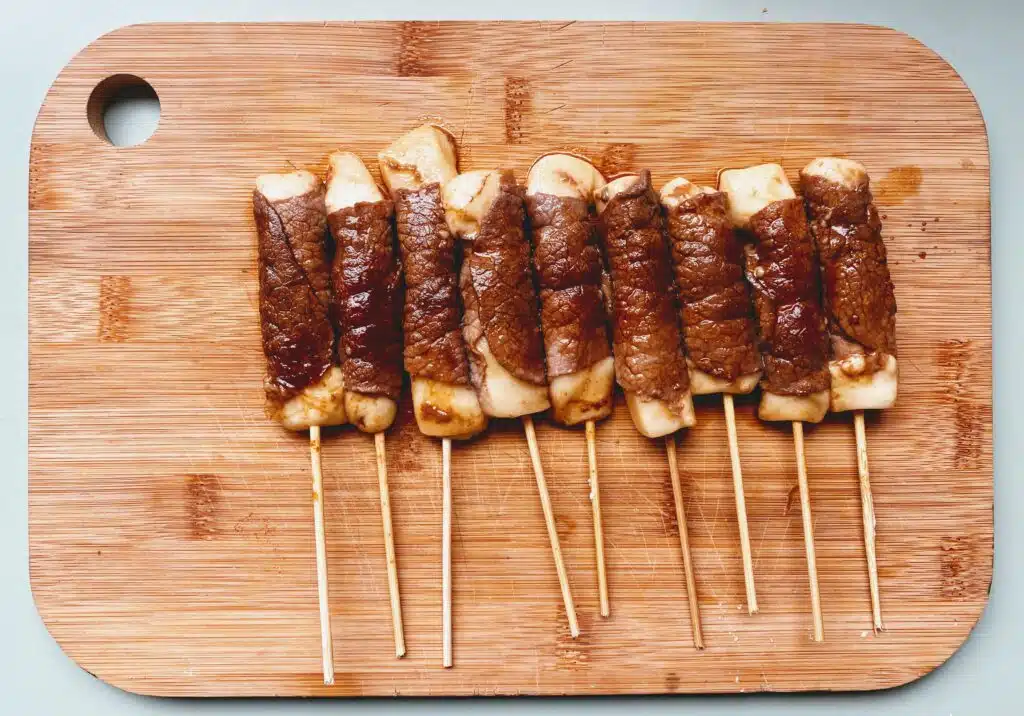YAKITORI DE BOEUF AU FROMAGE