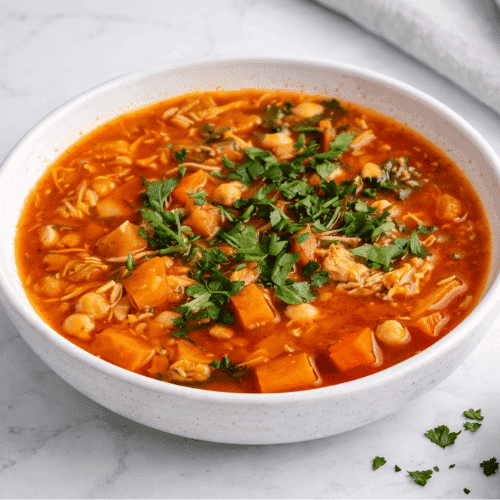 Zoom Une Soupe Aux Pois Chiches Inspiree Du Maghreb