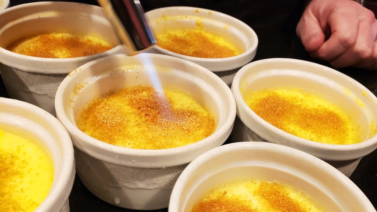Crème brûlée à la vanille du Chef Philippe Etchebest