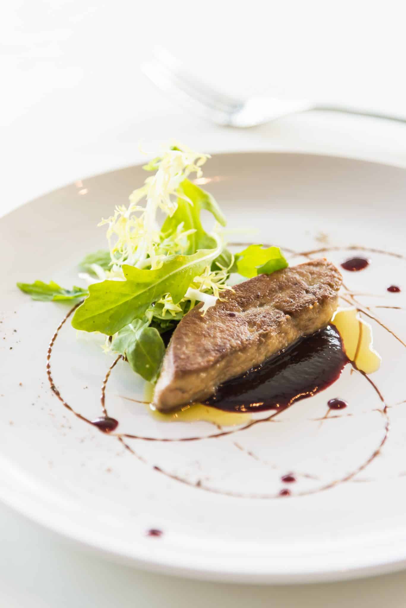 Grilled Foie Gras Scaled