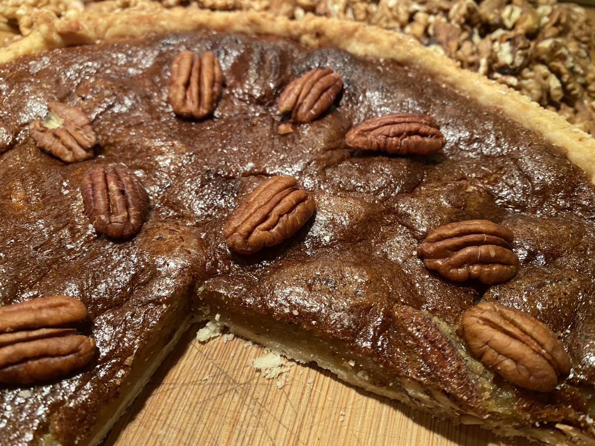 Tarte aux noix de pécan (pecan pie)