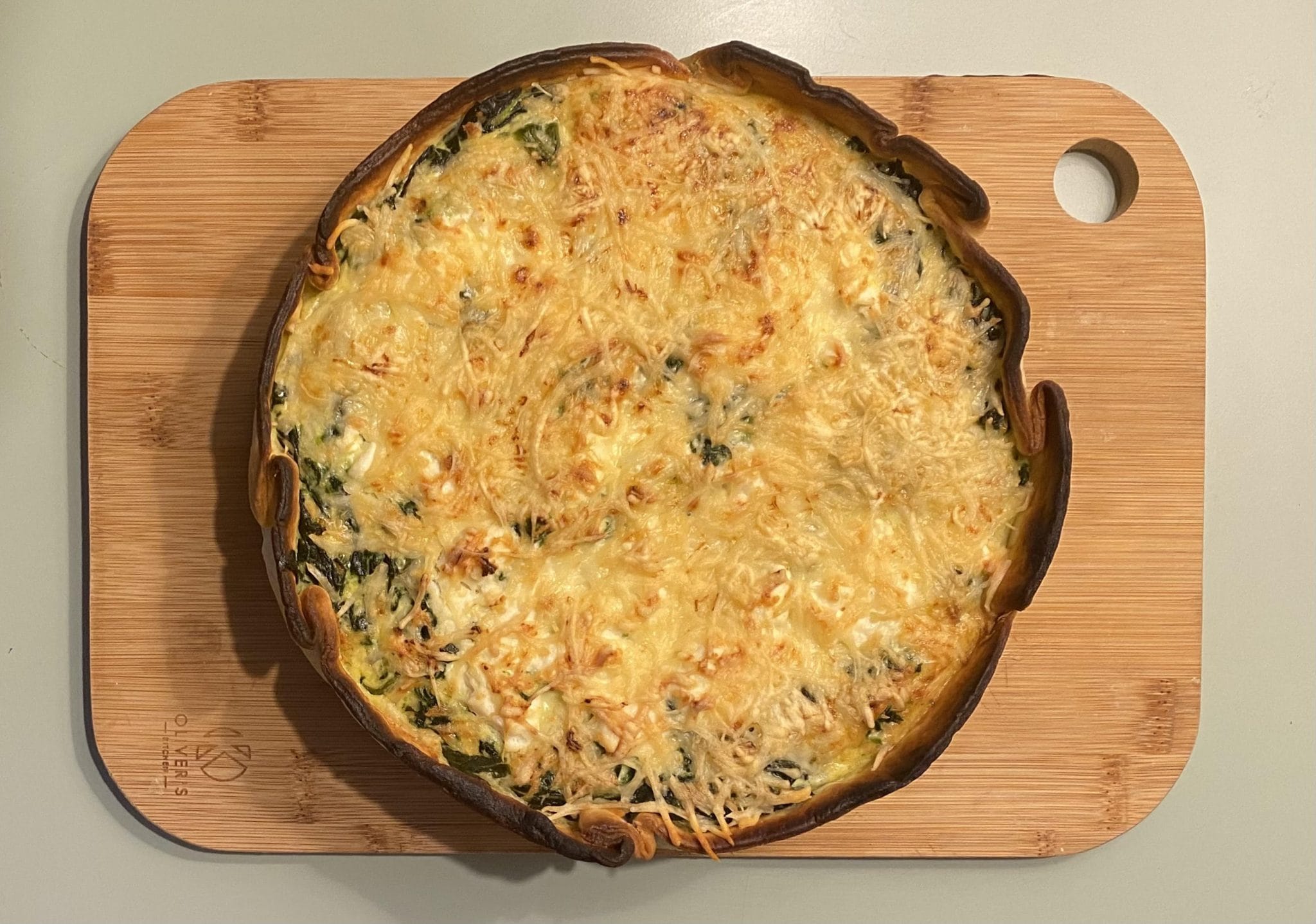 Tarte Epinards Et Ricotta Plan Large Scaled