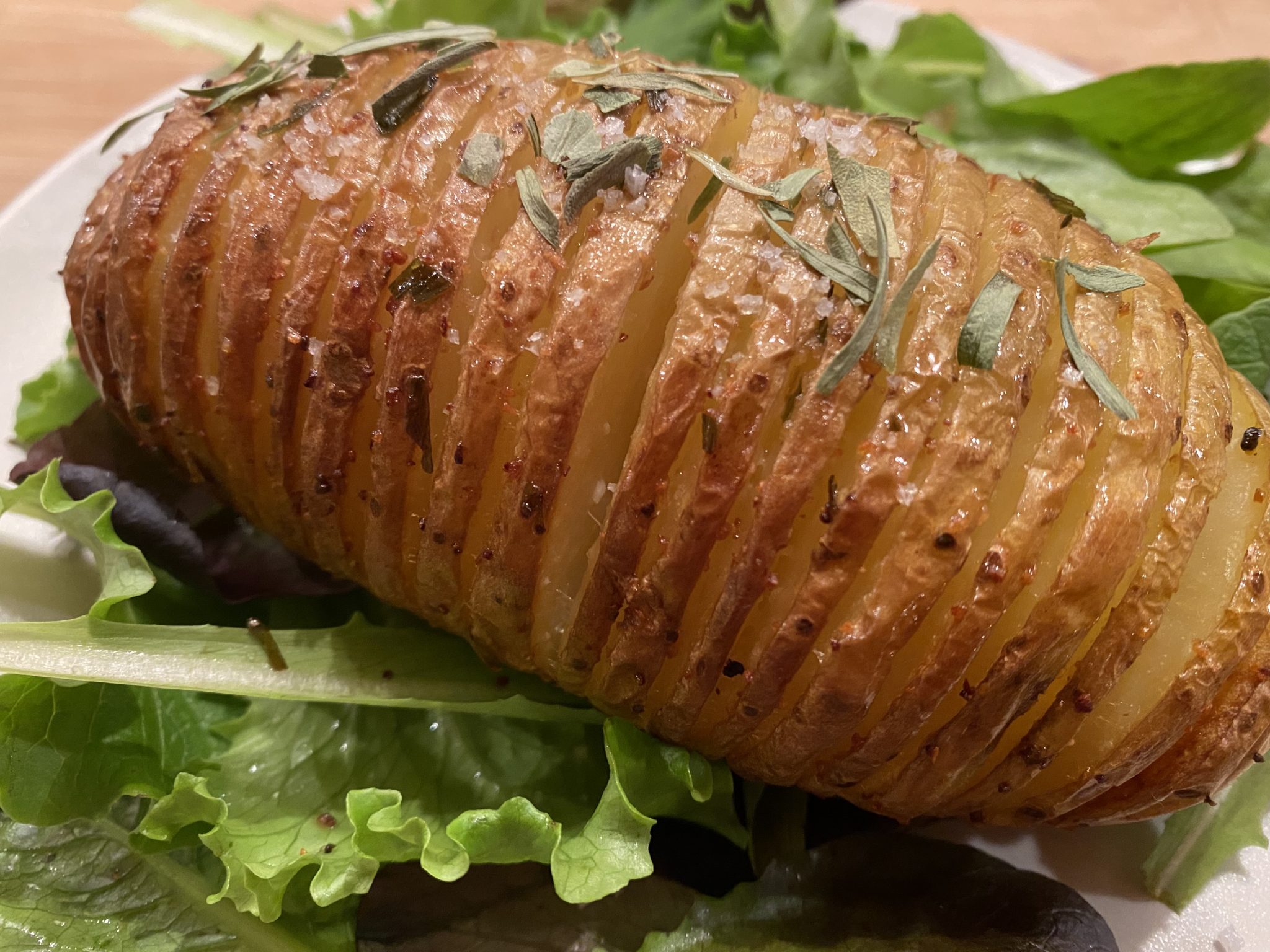 pommes de terre Rôties à la suédoise – Hasselback Potatoes