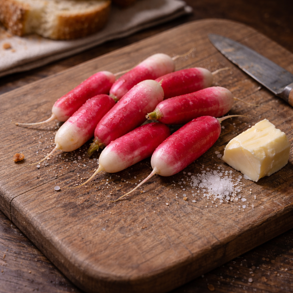 Radis croque au sel facile et rapide