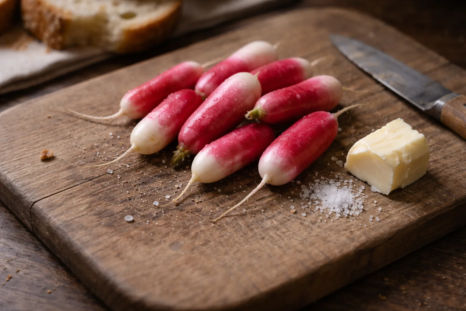 Radis Croque Au Sel Pour Un Aperitif Reussi